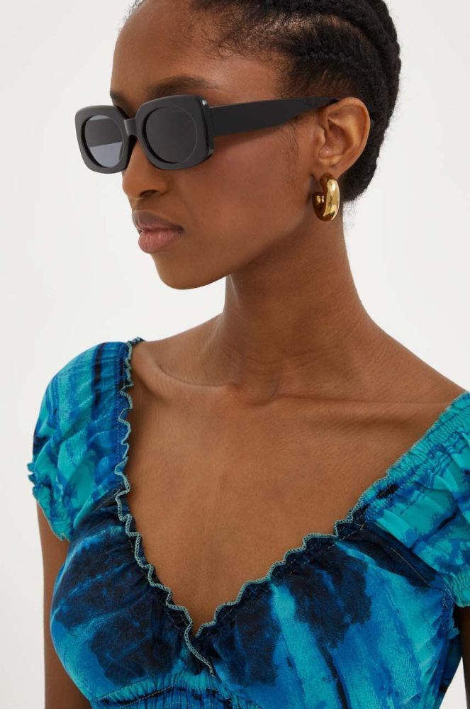 Сонцезахисні окуляри Answear Lab жіночі колір коричневий (3289425)
