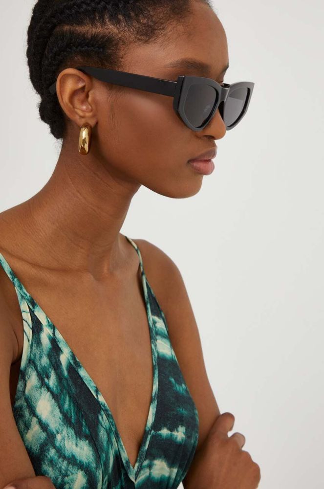 Сонцезахисні окуляри Answear Lab жіночі колір чорний (3289429)