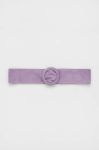 Замшевий ремінь Answear Lab колір фіолетовий (3336489)