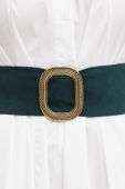 Замшевий ремінь Answear Lab колір зелений (3398604)
