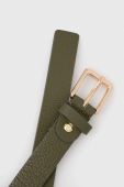 Шкіряний ремінь Answear Lab жіночий колір зелений (3475335)
