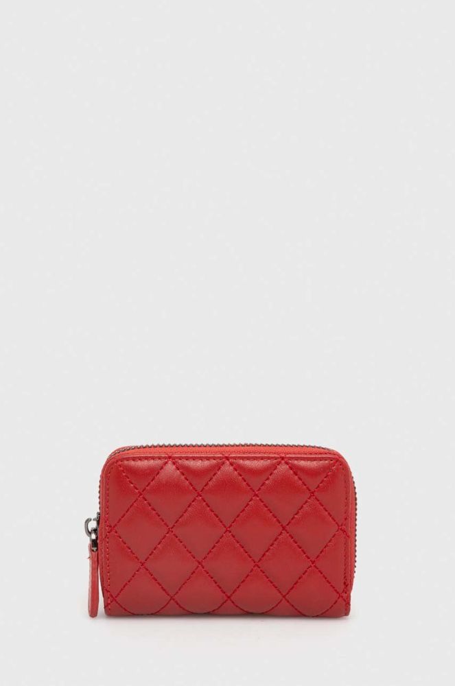 Шкіряний гаманець Answear Lab жіночий колір червоний (3345052)