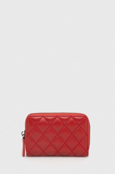 Шкіряний гаманець Answear Lab жіночий колір червоний (3345052)