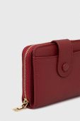 Шкіряний гаманець Answear Lab жіночий колір червоний (3345059)