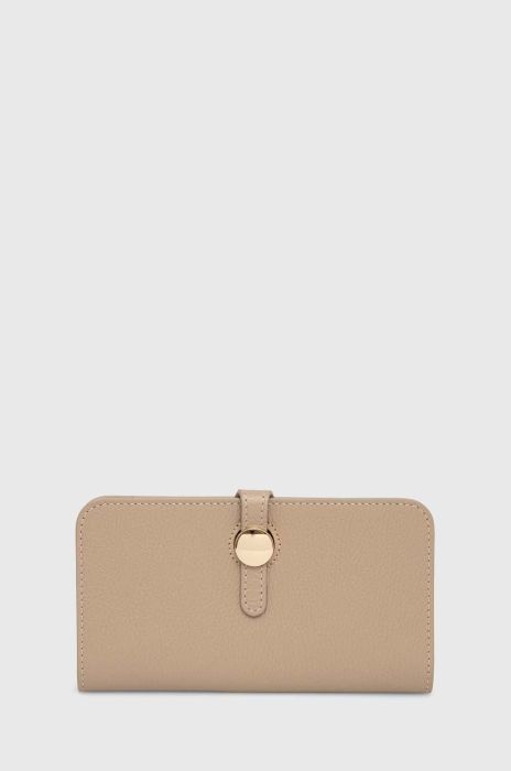 Шкіряний гаманець Answear Lab жіночий колір бежевий (3652058)