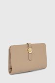 Шкіряний гаманець Answear Lab жіночий колір бежевий (3652058)