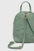 Шкіряний рюкзак Answear Lab жіночий колір бірюзовий малий однотонний
