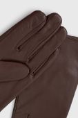Шкіряні рукавички Answear Lab жіночі колір коричневий (3655946)
