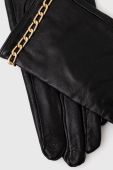 Шкіряні рукавички Answear Lab жіночі колір чорний (3654330)
