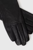 Шкіряні рукавички Answear Lab жіночі колір чорний (3654336)