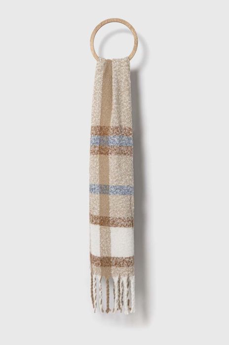 Шарф Answear Lab жіночий колір бежевий візерунок (3560947)