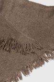 Шарф з домішкою вовни Answear Lab колір коричневий однотонний