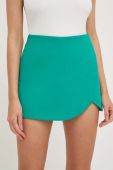Спідниця Answear Lab колір зелений mini пряма