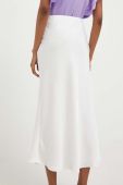Спідниця Answear Lab колір білий midi розкльошена (3307410)