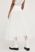 Спідниця Answear Lab колір білий midi розкльошена (3289438)