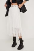 Спідниця Answear Lab колір білий midi розкльошена (3307413)