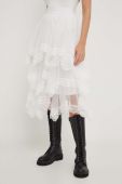 Спідниця Answear Lab колір білий midi розкльошена (3323289)