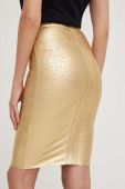 Спідниця Answear Lab колір золотий midi олівець
