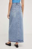 Джинсова спідниця Answear Lab maxi пряма колір блакитний (3320598)