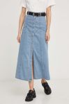 Джинсова спідниця Answear Lab maxi пряма колір блакитний (3354910) Джинсова спідниця Answear Lab maxi пряма колір блакитний (3354910)