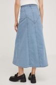 Джинсова спідниця Answear Lab maxi пряма колір блакитний (3354910)