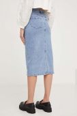 Спідниця Answear Lab midi пряма колір блакитний (3367840)