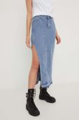 Джинсова спідниця Answear Lab maxi пряма колір блакитний (3367847) Джинсова спідниця Answear Lab maxi пряма колір блакитний (3367847)