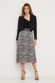 Спідниця Answear Lab колір чорний midi розкльошена (3389240)