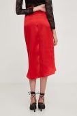 Спідниця Answear Lab колір червоний midi олівець