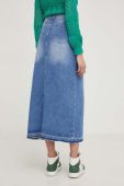 Джинсова спідниця Answear Lab maxi пряма колір блакитний (3435580)