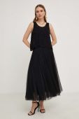 Спідниця Answear Lab колір чорний maxi розкльошена (3559113)