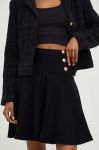 Спідниця Answear Lab колір чорний mini розкльошена (3569180) Спідниця Answear Lab колір чорний mini розкльошена (3569180)