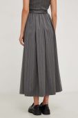 Спідниця Answear Lab колір сірий maxi розкльошена (3583540)