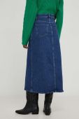 Джинсова спідниця Answear Lab midi пряма колір блакитний (3615583)