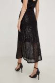 Спідниця Answear Lab колір чорний midi пряма (3611259)