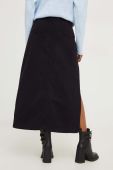 Джинсова спідниця Answear Lab колір чорний midi пряма (3687656)