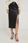 Спідниця Answear Lab колір чорний midi пряма (3646011) Спідниця Answear Lab колір чорний midi пряма (3646011)