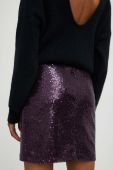 Спідниця Answear Lab колір фіолетовий mini олівець