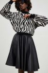Спідниця Answear Lab колір чорний mini розкльошена (3626683) Спідниця Answear Lab колір чорний mini розкльошена (3626683)