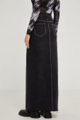 Джинсова спідниця Answear Lab PREMIUM DENIM колір чорний maxi пряма (3639946)