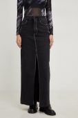 Джинсова спідниця Answear Lab PREMIUM DENIM колір чорний maxi пряма (3639946)
