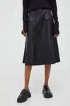 Спідниця Answear Lab колір чорний midi розкльошена (3635733) Спідниця Answear Lab колір чорний midi розкльошена (3635733)