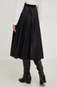 Спідниця Answear Lab колір чорний midi розкльошена (3646025)