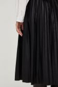 Спідниця Answear Lab колір чорний midi розкльошена (3646025)