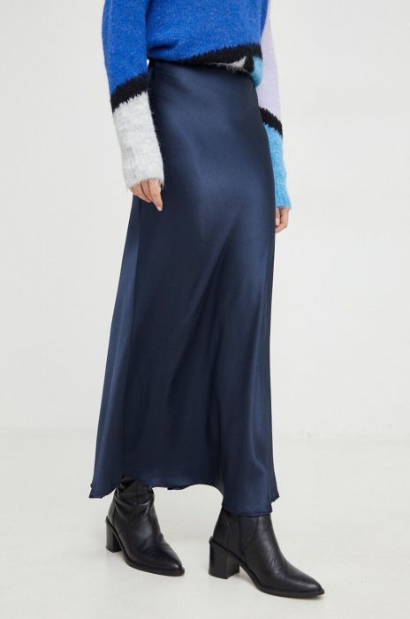 Спідниця Answear Lab колір синій maxi розкльошена (3677123)