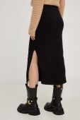 Спідниця з кашеміром Answear Lab колір чорний maxi олівець (3649012)