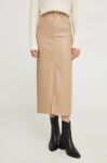 Спідниця Answear Lab колір бежевий maxi пряма (3682069) Спідниця Answear Lab колір бежевий maxi пряма (3682069)