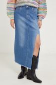 Джинсова спідниця Answear Lab maxi пряма колір блакитний (3674759) Джинсова спідниця Answear Lab maxi пряма колір блакитний (3674759)