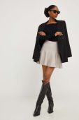 Спідниця Answear Lab колір сірий mini розкльошена (3689766) Спідниця Answear Lab колір сірий mini розкльошена (3689766)