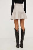 Спідниця Answear Lab колір сірий mini розкльошена (3689766) Спідниця Answear Lab колір сірий mini розкльошена (3689766)